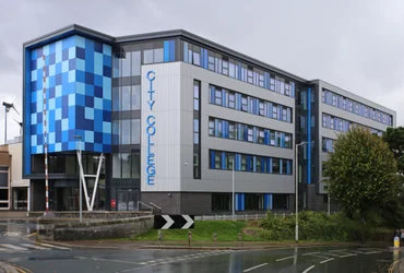 Plymouth City College STEM Centre from Kings Road